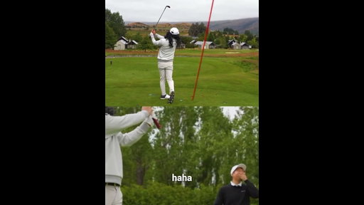 Hitting it to 5ft impersonationg Tommy Fleetwood 😂