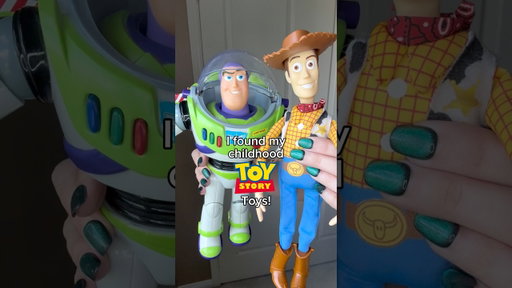 I found my childhood Toy Story toys! #toystory #toystory5 #90s #disney #pixar #woody #buzzlightyear