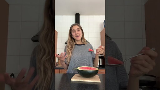 First watermelon of the summer! 🍉🍨