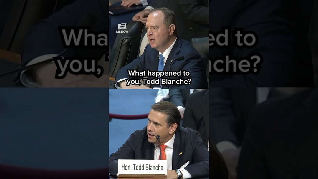 Schiff: 'What happened to you, Todd Blanche?'