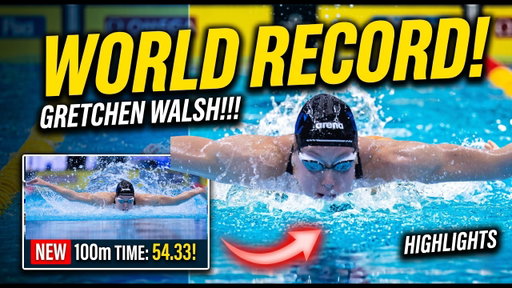 HISTORY! Gretchen Walsh SMASHES 100m Butterfly World Record!