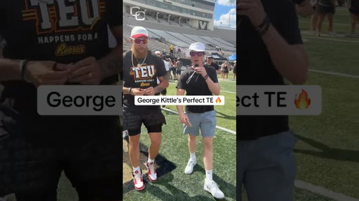 George Kittle building his PERFECT Tight End 👀🔥 #shorts