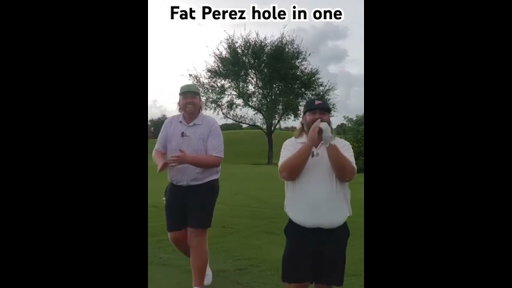 Fat Perez hole in one 🔥