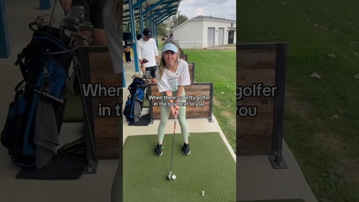 When there’s a lefty golfer next to you 🤣 #drivingrange