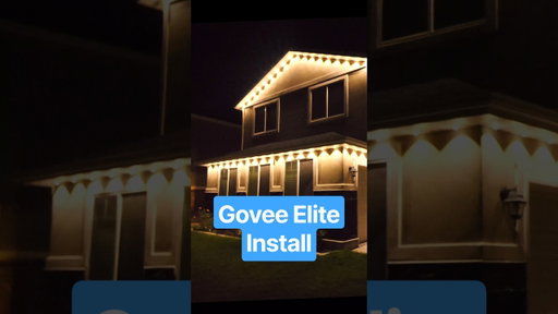 Govee Permanent Outdoor Lights Elite Install
