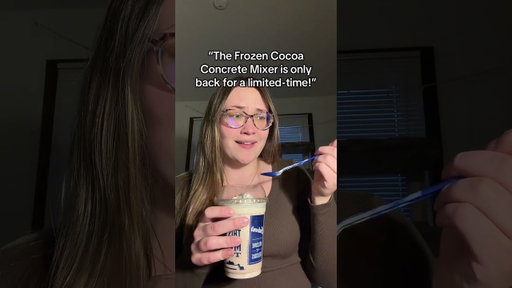 The Frozen Cocoa Concrete Mixer is only here for a limited time!