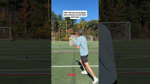 POV: the lacrosse player who refuses to use their left hand #shorts #lacrosse