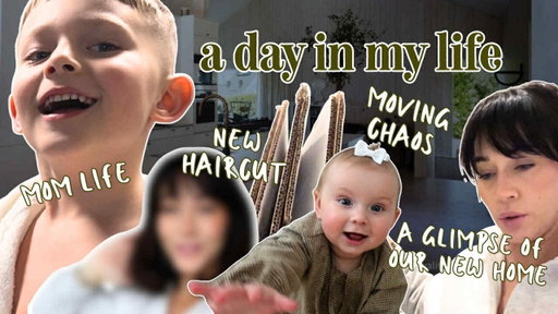 A day in my life (our new house & mom life)
