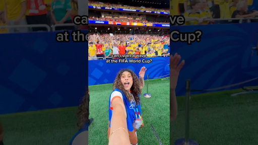 Can I Start a Wave at the FIFA World Cup? 🌊⚽️🏆 #ad #FIFAWorldCup