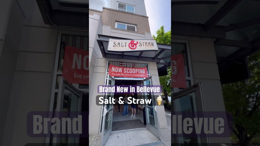 Brand new Salt & Straw Opening in Bellevue -  Downtown Bellevue #bellevue #seattle #seattlefoodie