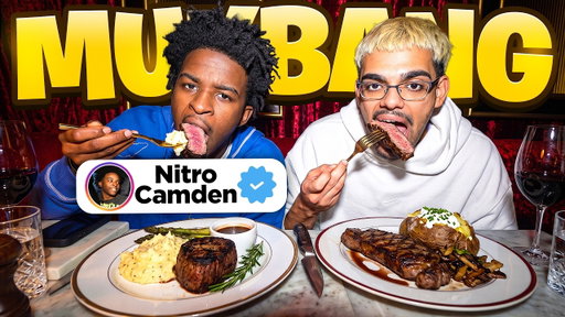 N3on & Nitro Camden Papi Steak Mukbang!