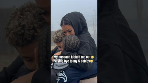 My husband kicked me out of our house. Saying goodbye to our 5 babies wrecked me😭😭 (read caption)