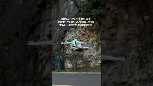 Flying A1 over the tallest bridge in the world | Antigravity A1