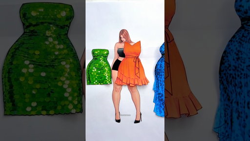 Which one slays the most? 🔥 #paper #paperfashion #fashioninspo