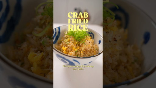 This is my crab fried rice recipe 😉 What do you think?