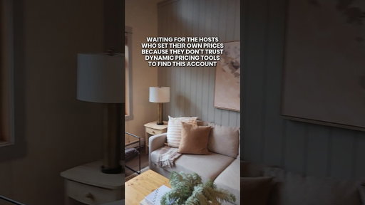 WAITING FOR THE HOSTS WHO SET THEIR OWN PRICES AS THEY DON'T TRUST DYNAMIC PRICING TO FIND THIS ACCT