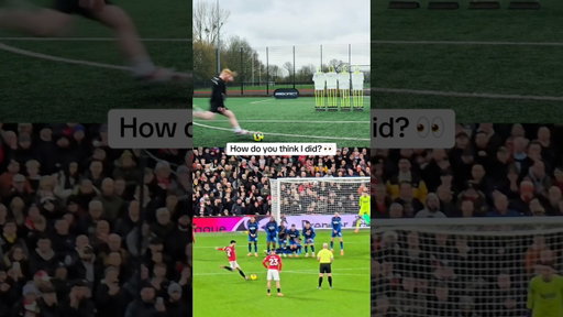 BRUNO FERNANDES’ PERFECT FREEKICK‼️😲 #fernandes #brunofernandes #freekick #football