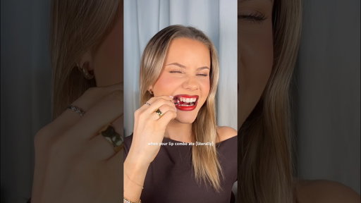 my lip combo ate (literally) #makeup #shorts