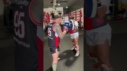 Training with cookie 🍪 #muaythai