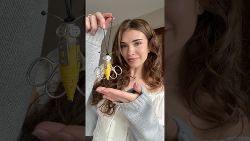 I MADE A $1200 DIOR BAG CHARM 😱 #shorts