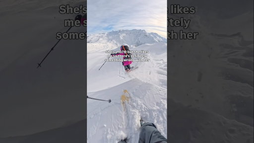 Someone must have sent her #ski #skiing