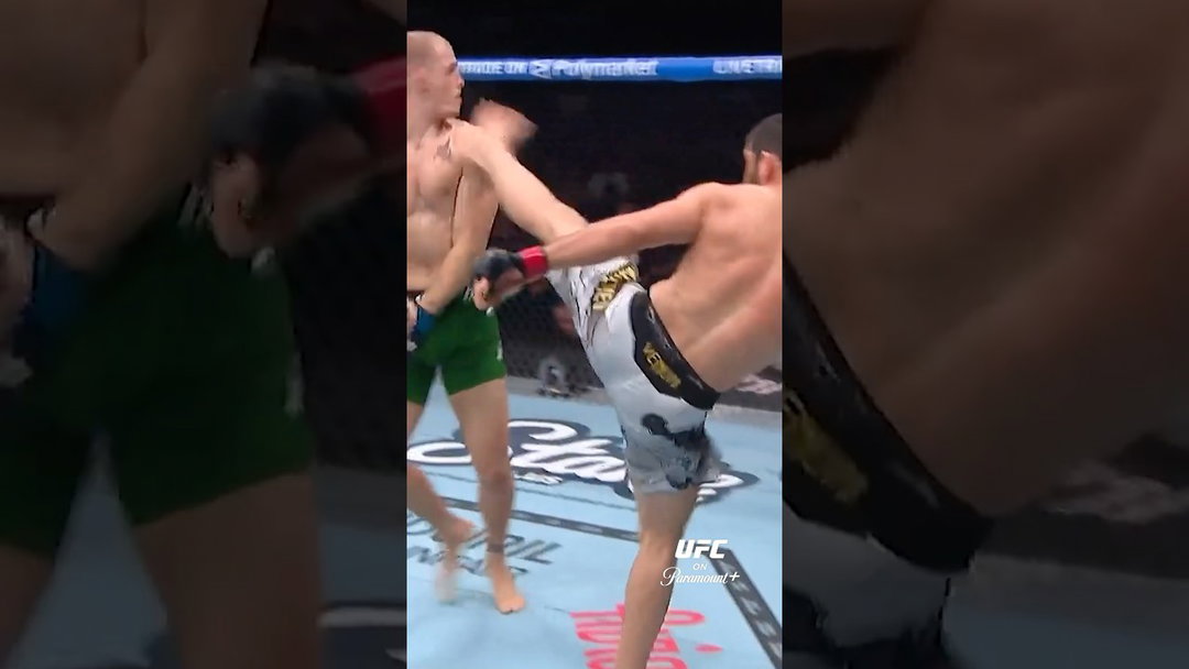 💥 Нокдаун от Махачева! #UFC330