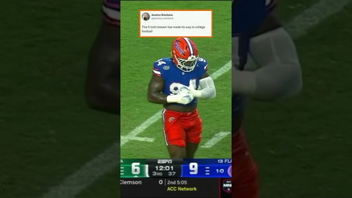 5-inch seam football pants have made it's way to College Football 🤣