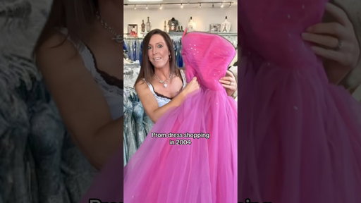 Shopping for a prom dress in 2004 #2000s