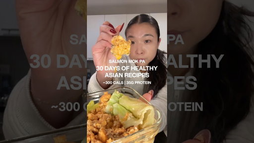 30 DAYS OF HEALTHY ASIAN RECIPES | SALMON MOK PA