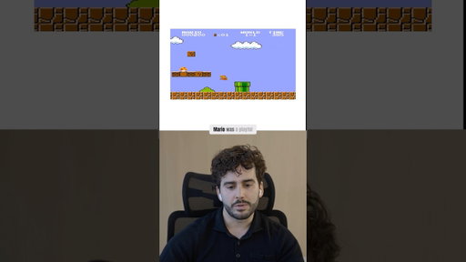 The accidental origin of one of gaming’s biggest icons 🍄 #mario #supermariobros #gaming #videogames