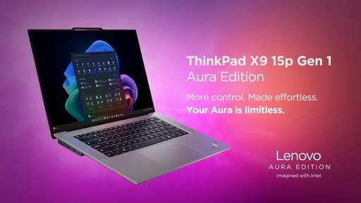Lenovo ThinkPad X9 15p Aura Edition for IT Leaders | Powerful, Secure, Manageable AI PC