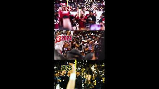 3 Straight CFP National Championships for Big Ten Football