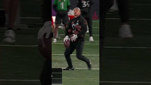 HE CAUGHT HOW MANY FOOTBALLS AT ONCE?? #ProBowlGames: Tuesday 8pm ET on ESPN