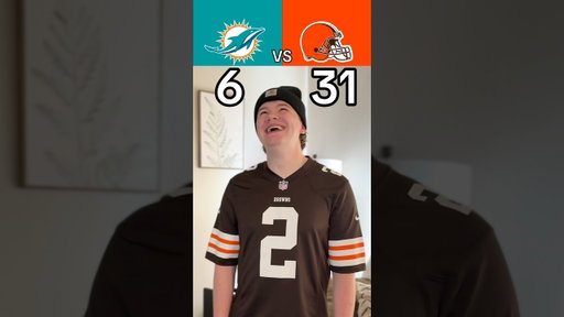 DOLPHINS VS BROWNS RECAP😳🤣🏈 #nfl #football #dolphins #browns #skit #funny