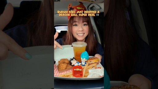 Burger King’s NEW Dragon Ball Super Meal! 👀 #BurgerKing #DragonBall #FastFood #shorts #burger