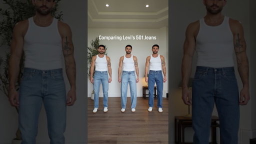 Levi's 501 Original vs Loose vs Relaxed