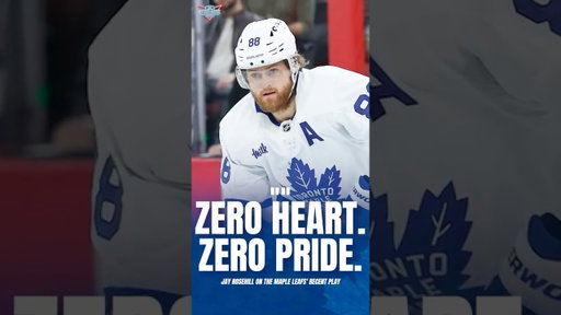 Zero emotion. Zero competitiveness. Zero pulse. #leafsforever
