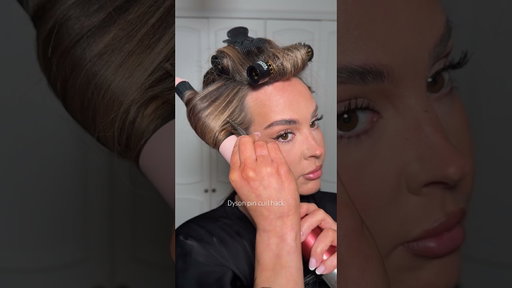 Trying the dyson pin curl hack ✨ #hairhacks #dysonairwrap