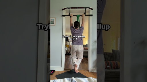 Trying to do a pull-up week 8 progress