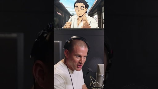 Channing Tatum's English dub session for Keizo in Demon Slayer: Kimetsu no Yaiba Infinity Castle 🔥