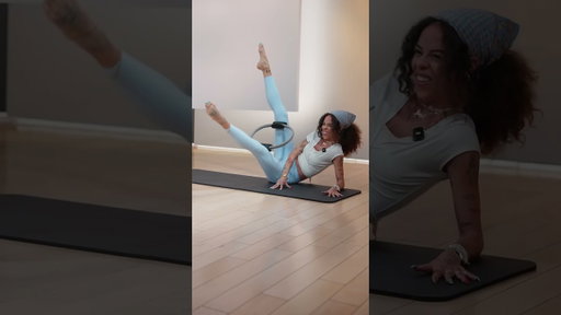 POV: you said it couldn’t be that hard. Peloton Pilates Instructor Johanna would like a word...