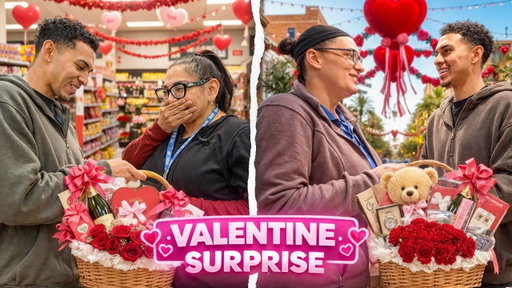 I Surprised Single Moms With Valentine's Baskets *EMOTIONAL*