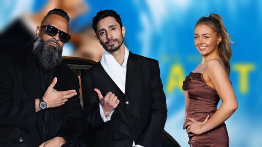 We Rode in a MUBA?! Riz Ahmed & Guz Khan for BAIT - London Press Tour 2026 | Mathilde Barker