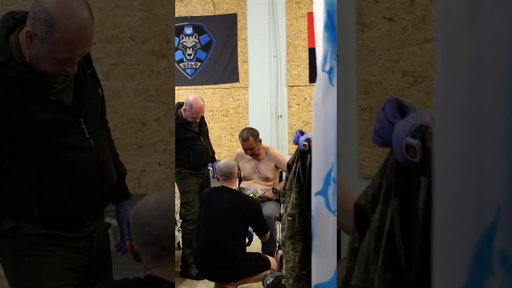 Eastern Ukraine - embedded with medics from The Davinci Wolves Battalion.