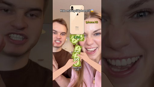 KDO MÁ LEPŠÍ IPHONE?!😱 #kubaadanca #challenge #vztahy #hry #vztahoveproblemy