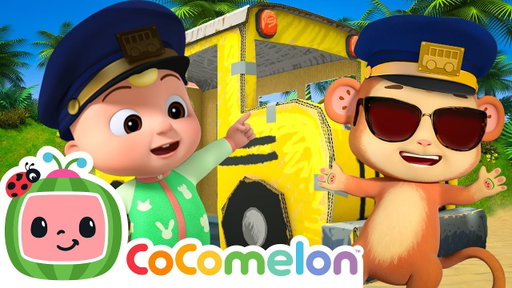 Wheels on the Bus 🚌 Double Trouble! 😎 | CoComelon Animal Time | Animals for Kids