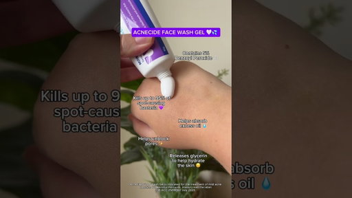 What does Acnecide Face Wash do? #Acne #acneproneskin #acnecide #acnetreatment #acnecare