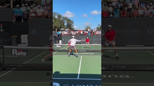 Ridiculous angle on the pickleball ATP for Ben Johns 😧