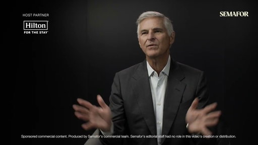 Hilton President and CEO Chris Nassetta from Semafor World Economy