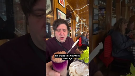19 Year Old Alcoholic Jim E. Brown consumes New York Egg Cream